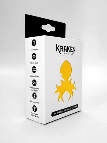 Kraken Skins Dandelion Yellow Matte Sleeves