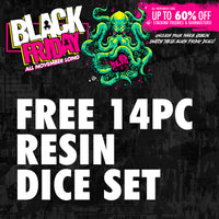 Freebie - Mystery 14pc Resin Kraken Dice Set