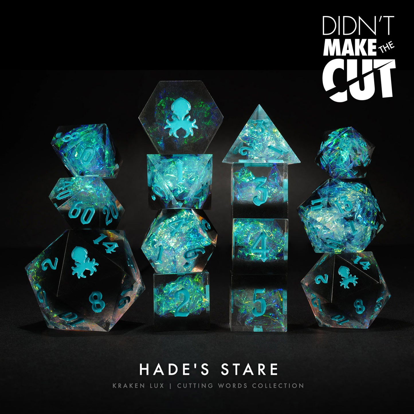 Hades Stare: Kraken Lux 14pc Sharp Edge Dice