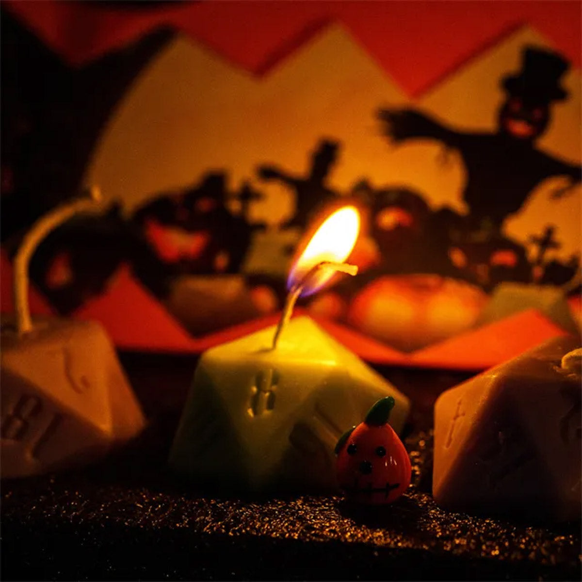 Halloween  D20 Dice Candle Set | 33mm Candle Dice
