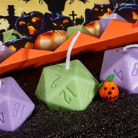 Halloween  D20 Dice Candle Set | 33mm Candle Dice