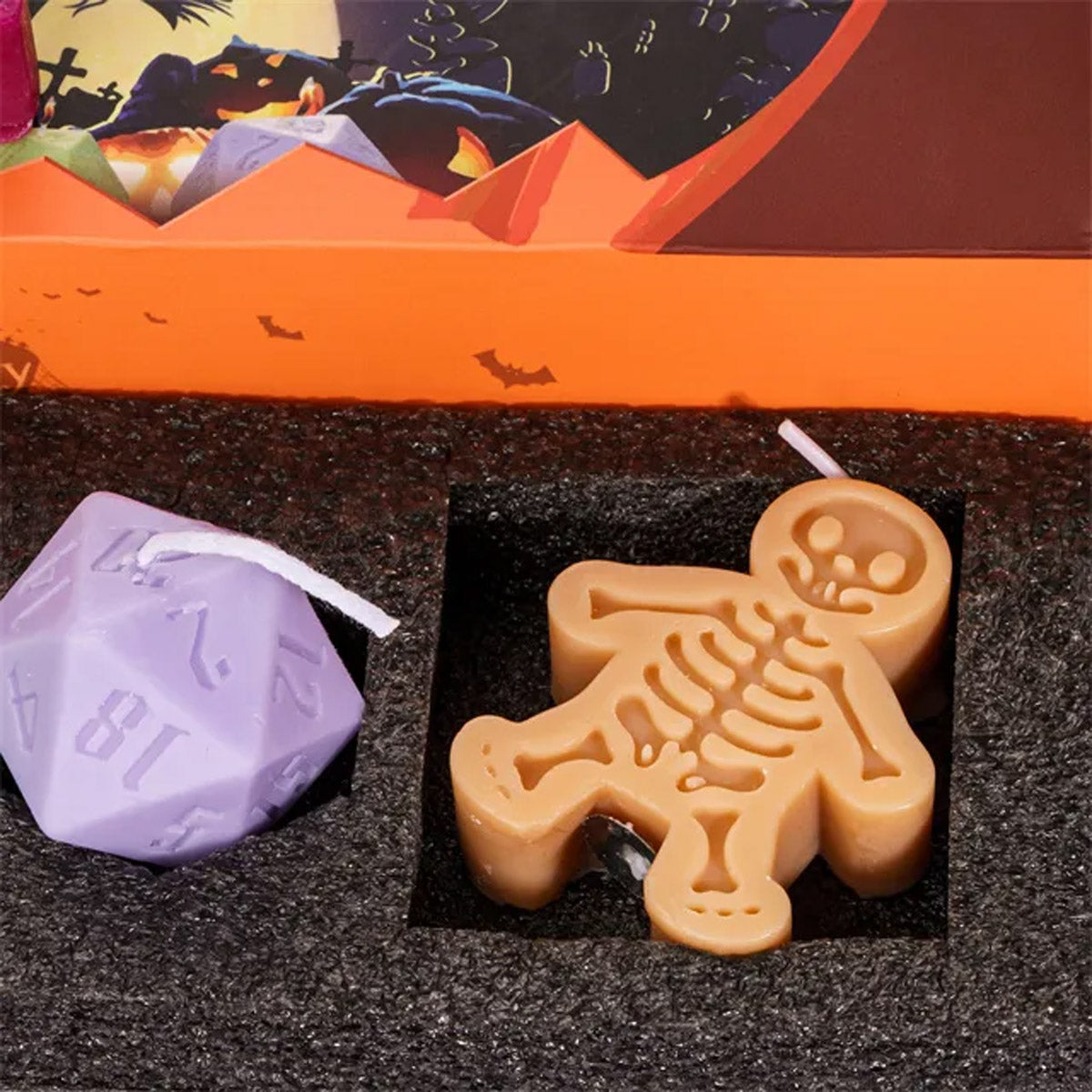 Halloween  D20 Dice Candle Set | 33mm Candle Dice