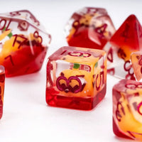 Jack O' Lantern  7pc Dice Set