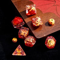 Jack O' Lantern  7pc Dice Set