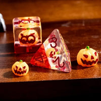 Jack O' Lantern  7pc Dice Set