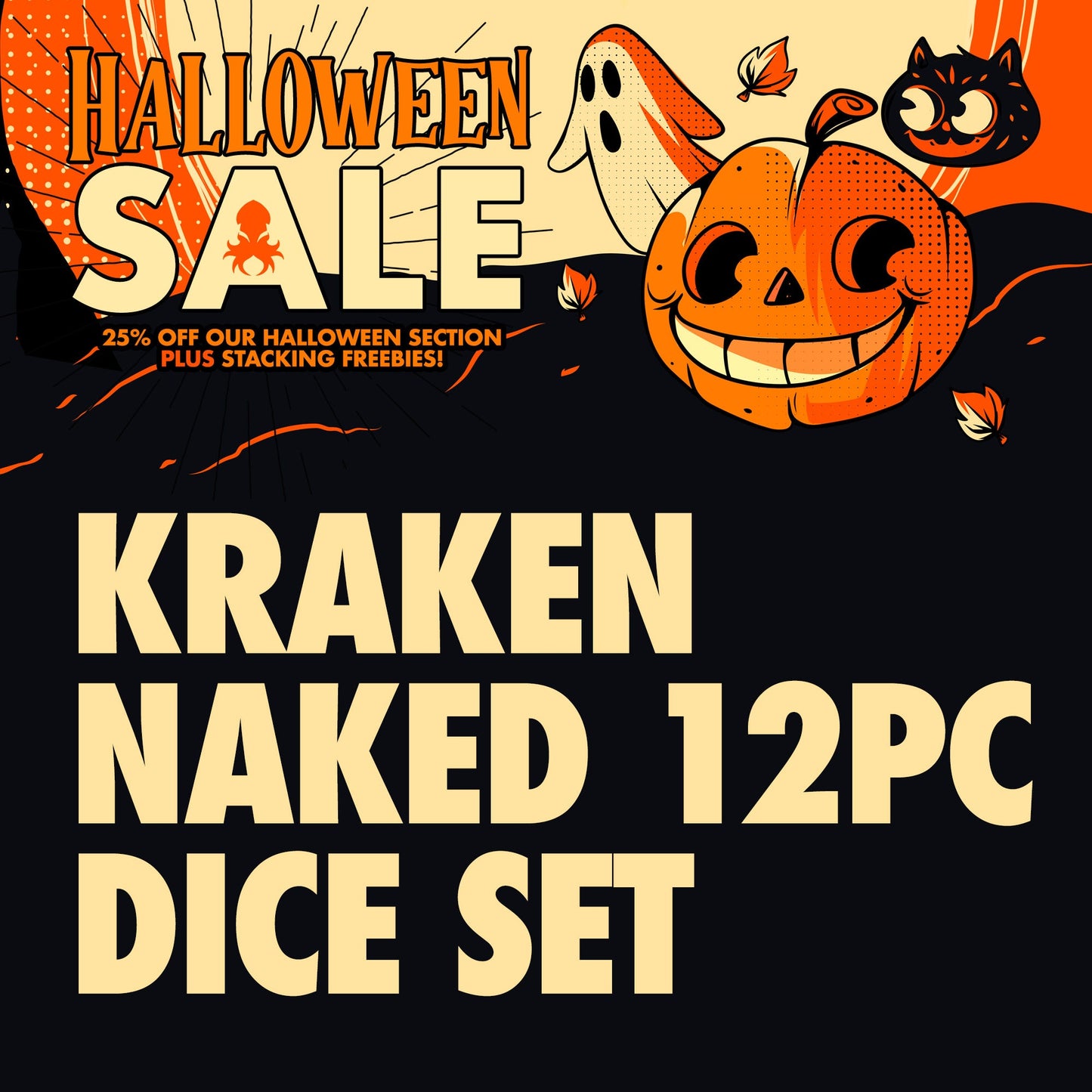🎁 Freebie - Kraken Naked 12pc Dice Set (100% off)