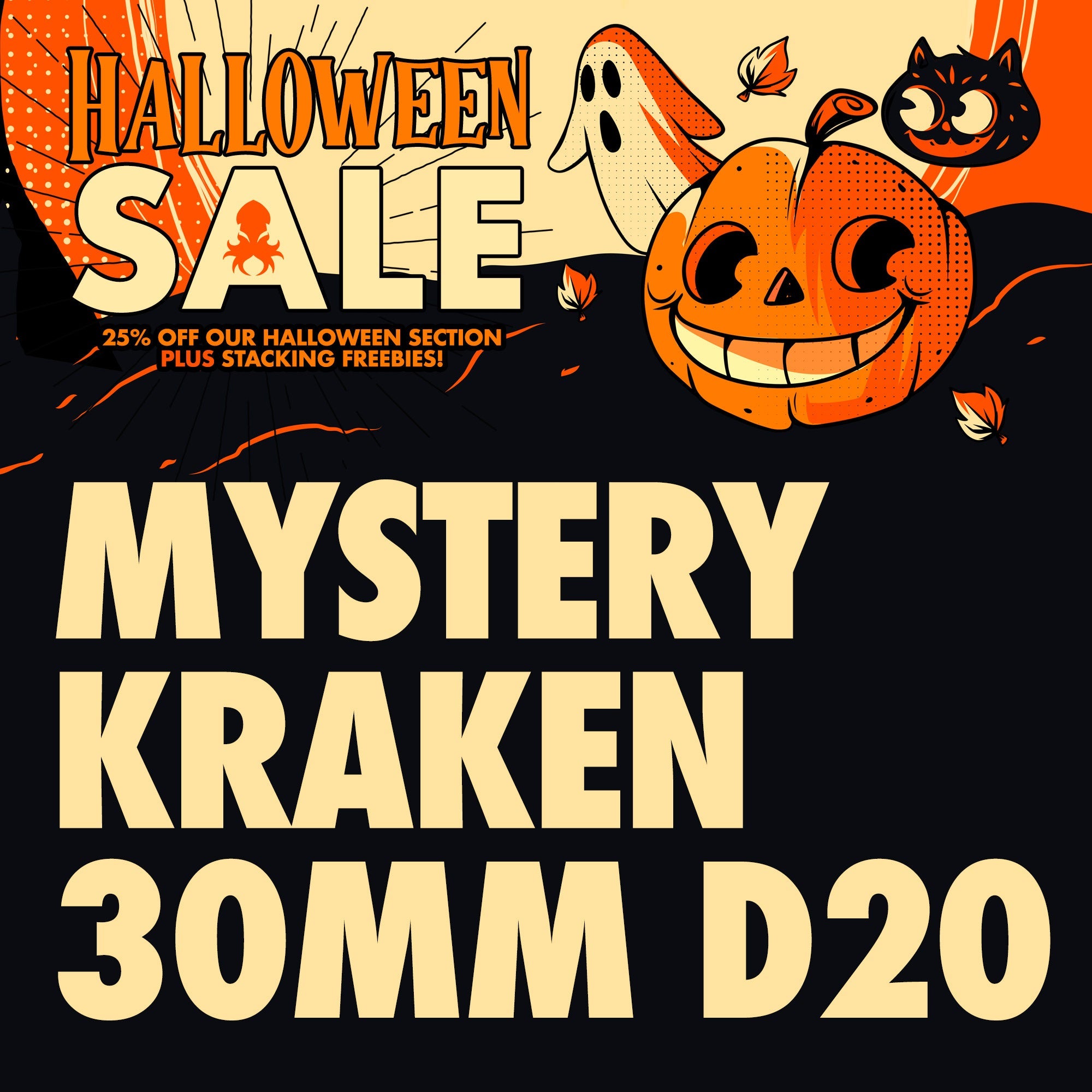 🎁 Freebie - Mystery Kraken 30mm D20 (100% off)