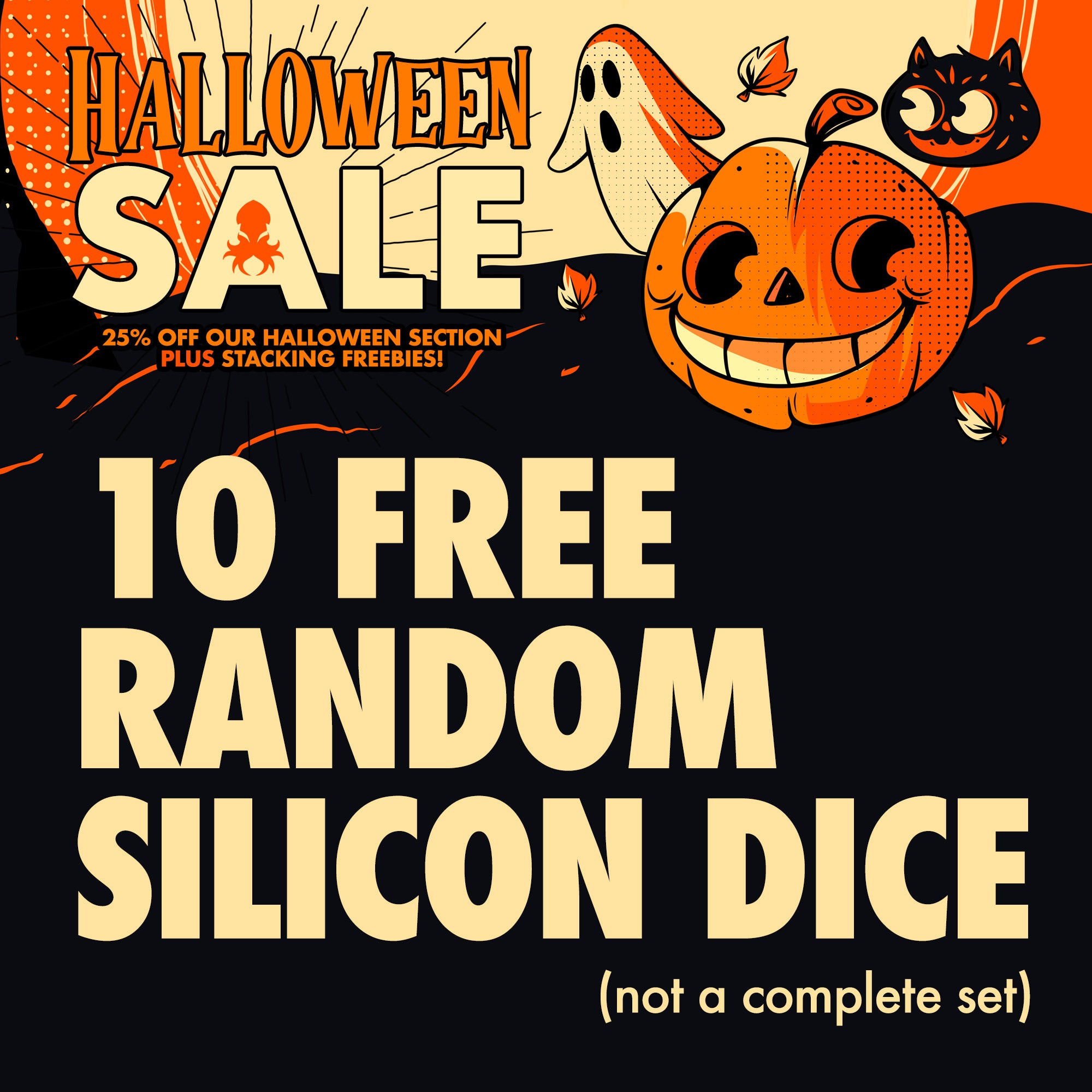 Freebie - 10 Free Random Silicon Dice