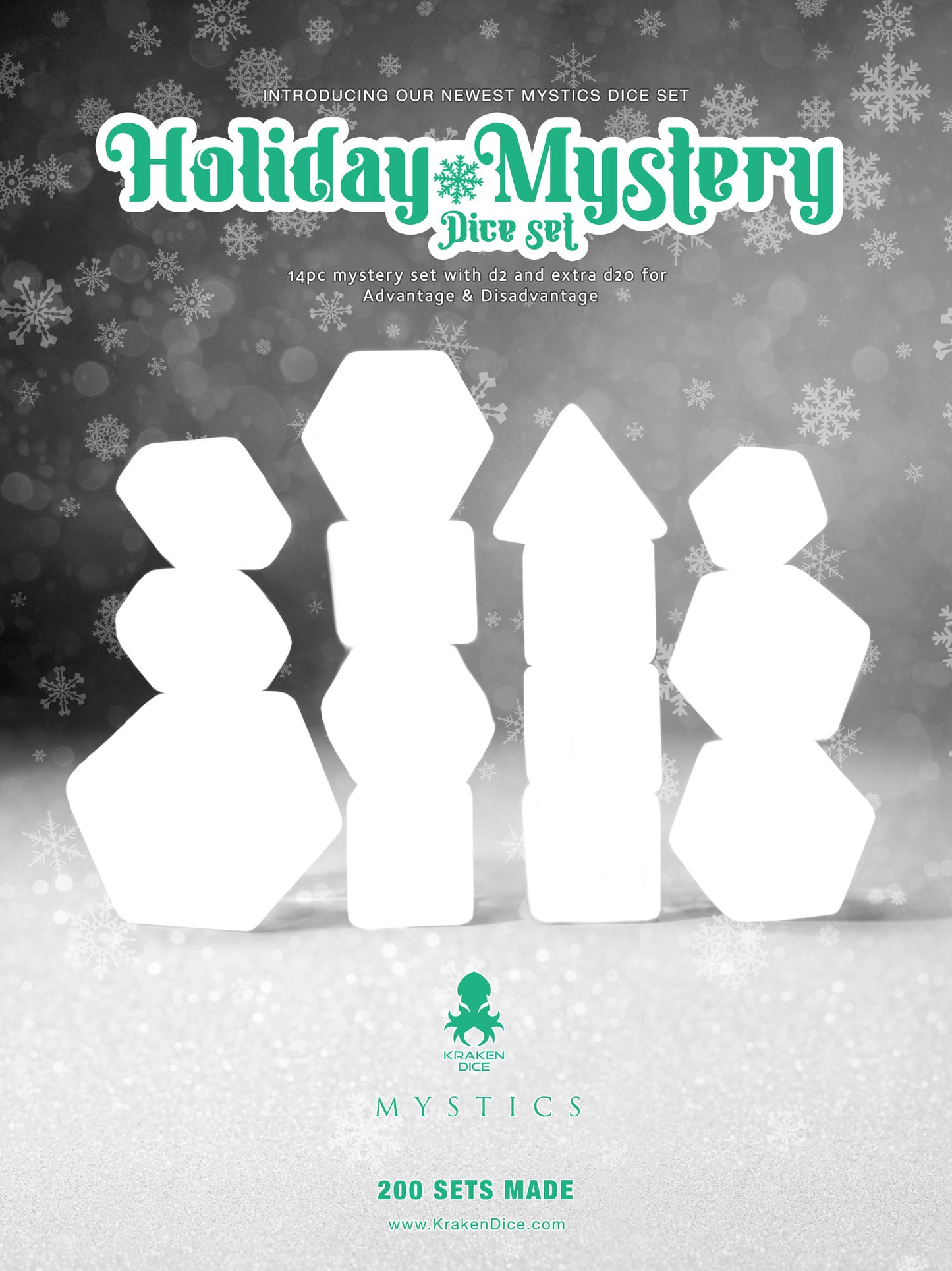Holiday Mystery 14pc Dice Set