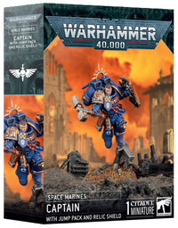 Warhammer 40K: Captain with Jump Pack and Relic Shield (Pre-Order)