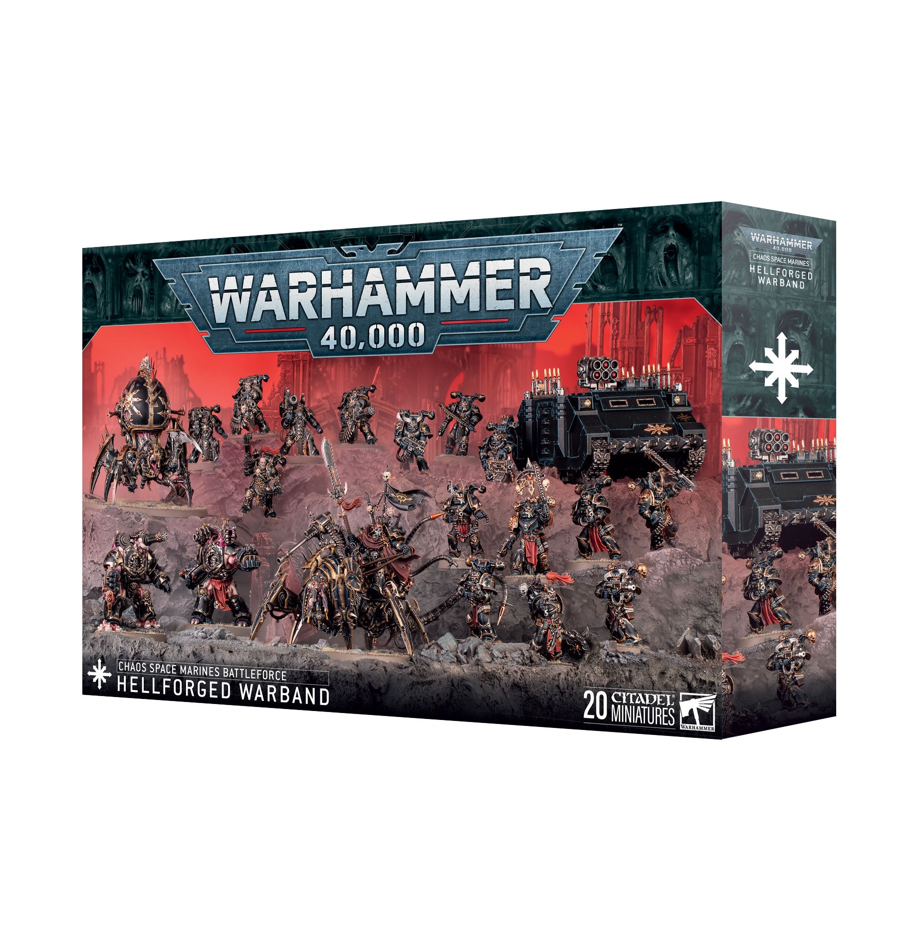 Chaos Space Marines Battleforce Hellforged Warband (Pre-Order)