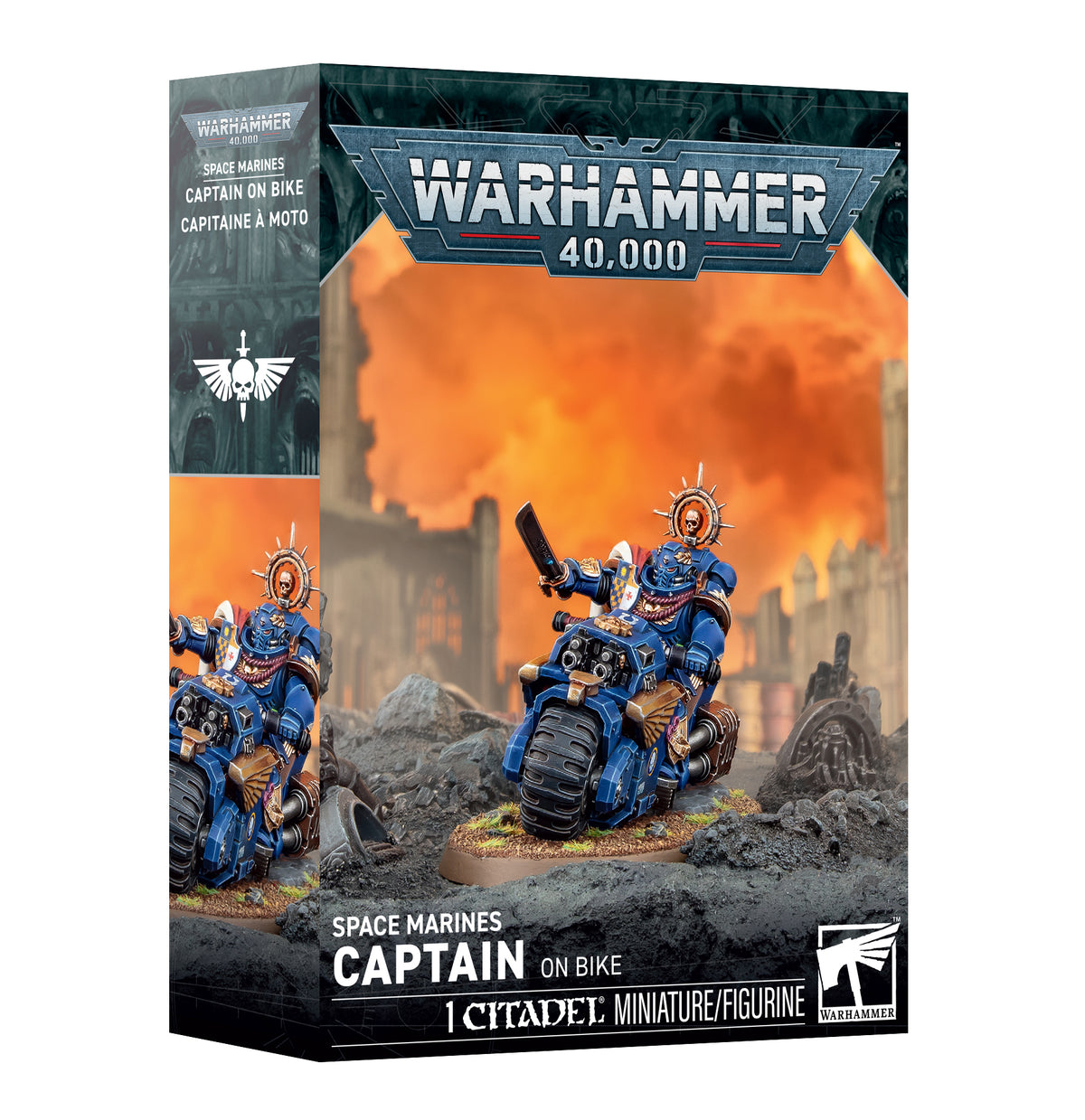 Space Marines: Captain On Bike (Pre-Order)