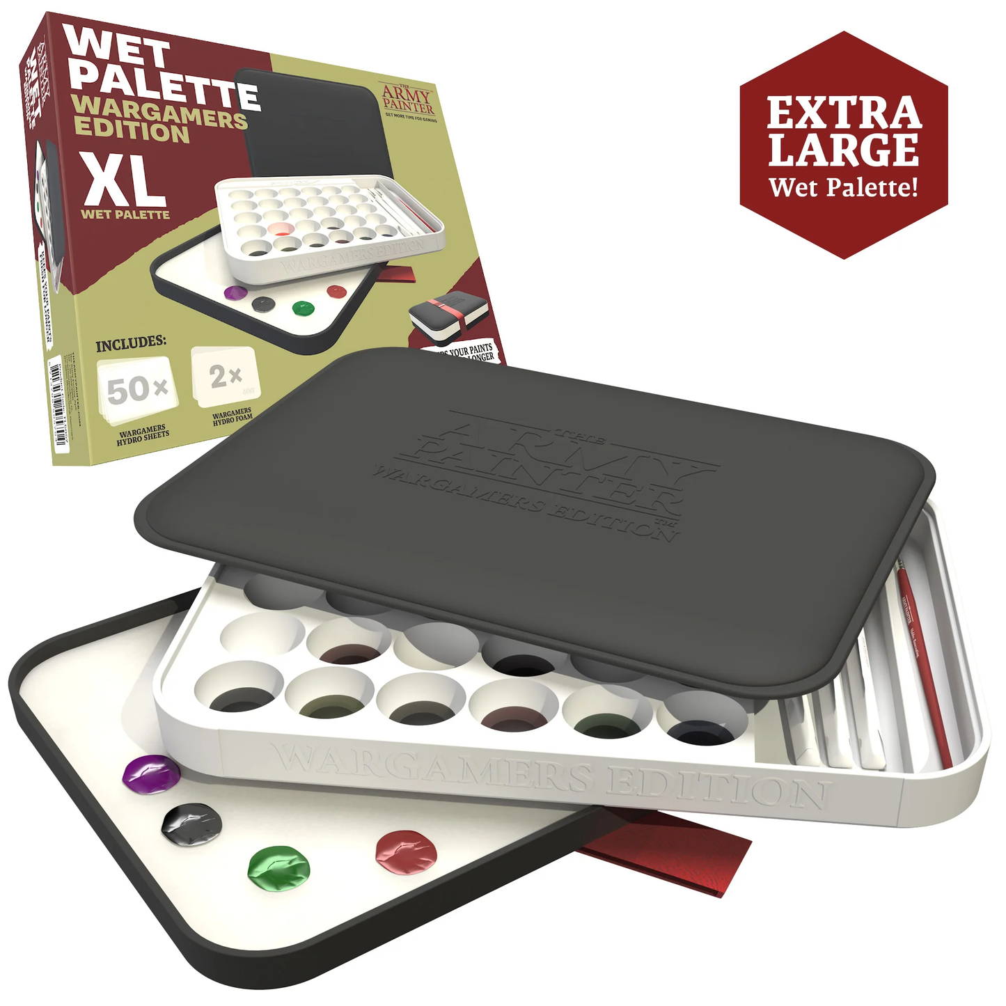 The Army Painter: Wargamers Edition XL Wet Palette