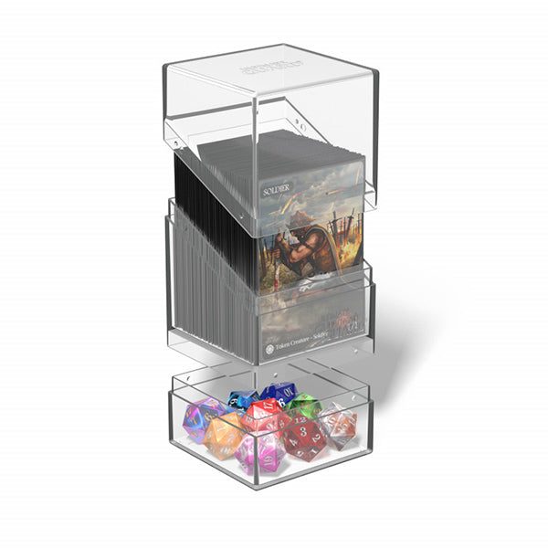 Deck Case: Boulder'n'Tray 100+ Standard Size- Clear