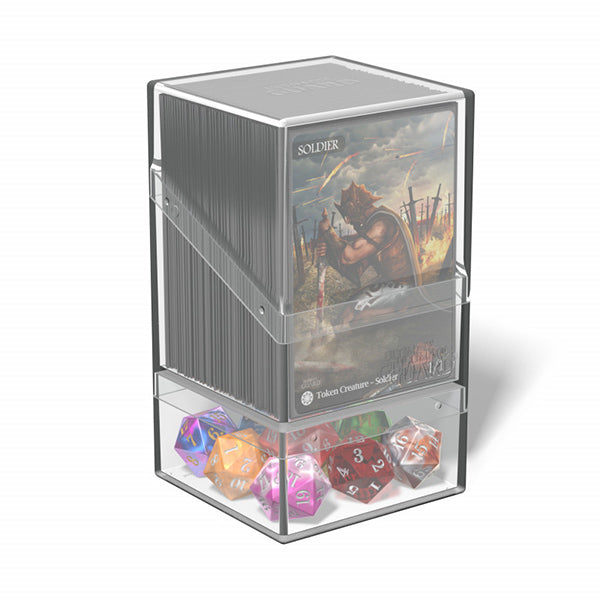 Deck Case: Boulder'n'Tray 100+ Standard Size- Clear