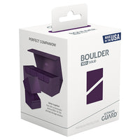 Deck Case: Boulder 100+ Standard Size- Solid Purple