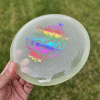 Mimic Transparent Glow in the Dark Jelly Putter with Rainbow Foil