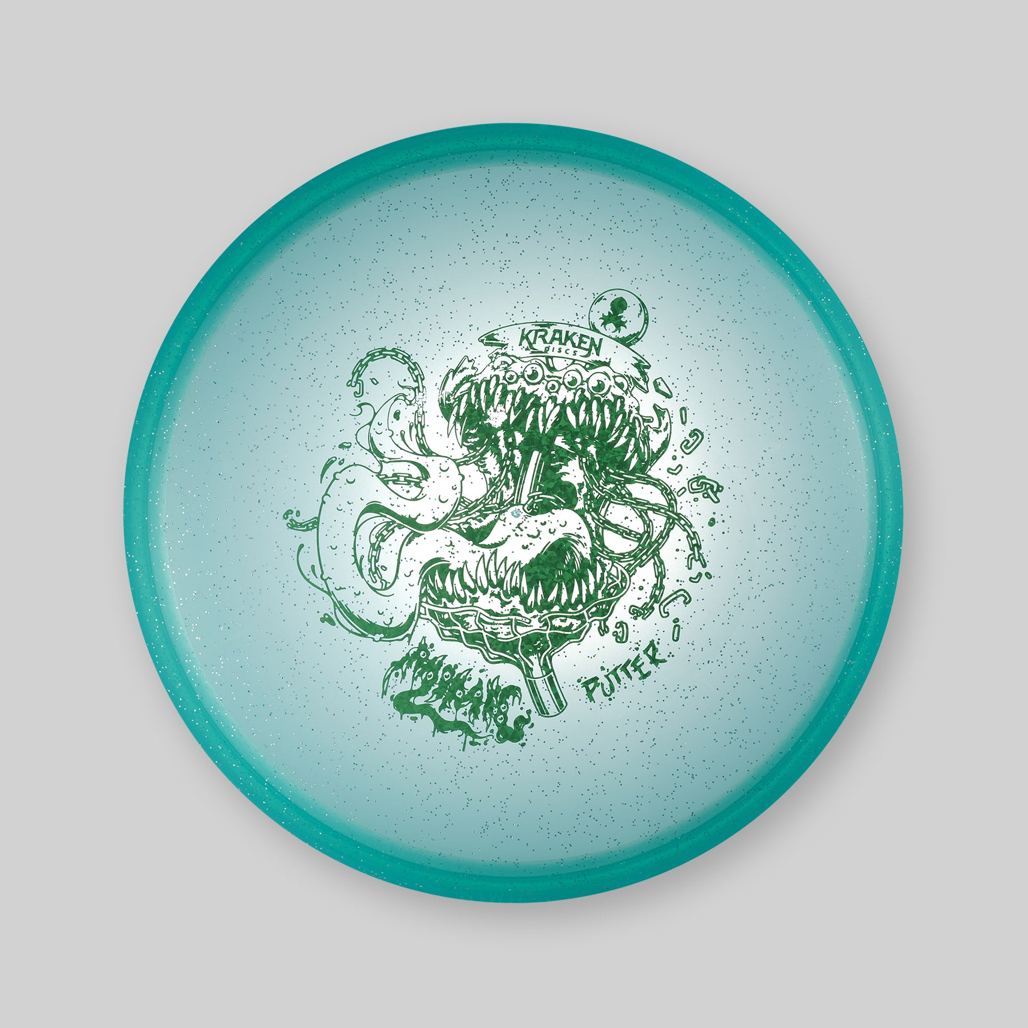 Mimic Teal Jelly Putter with Green Foil