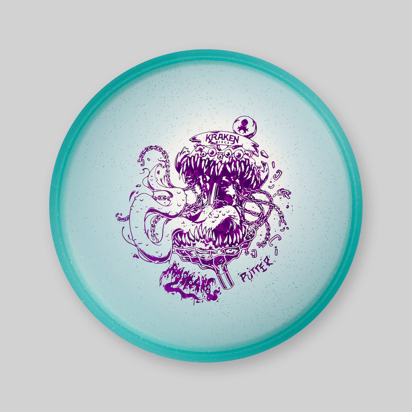 Mimic Teal Jelly Putter with Purple Foil