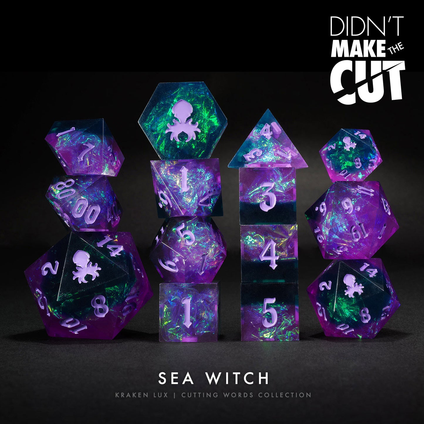 Sea Witch: Kraken Lux 14pc Sharp Edge Dice