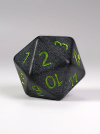 Slate: Green Matte Spindown D20