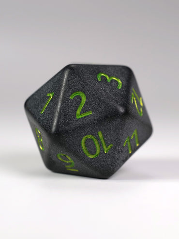 Slate: Green Matte Spindown D20