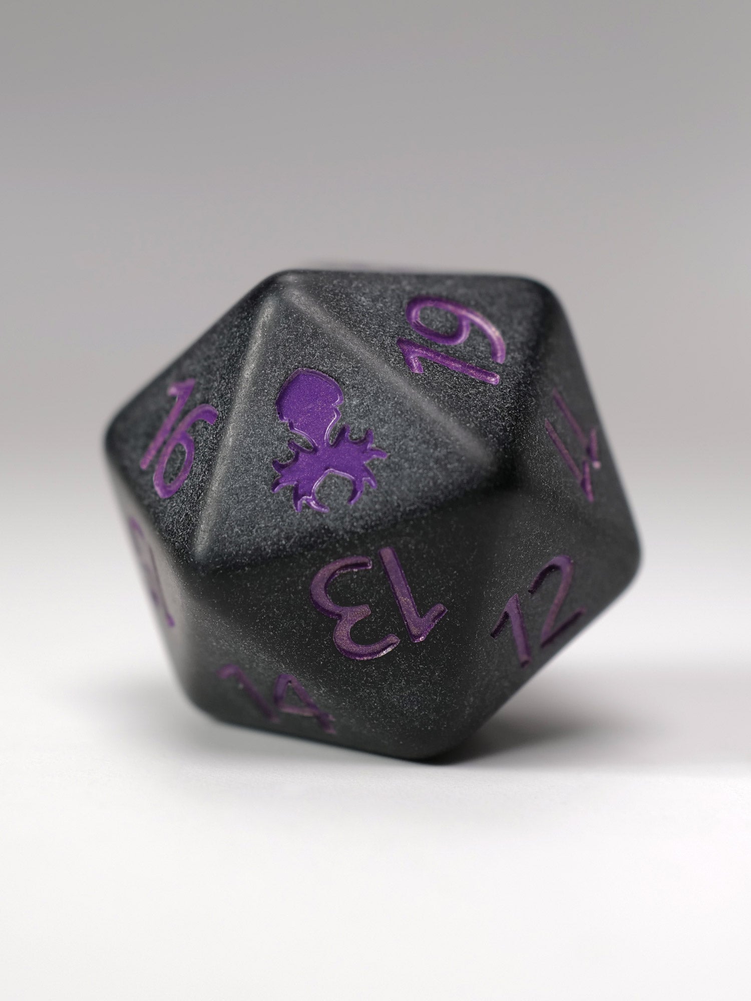 Slate: Purple Matte Spindown D20