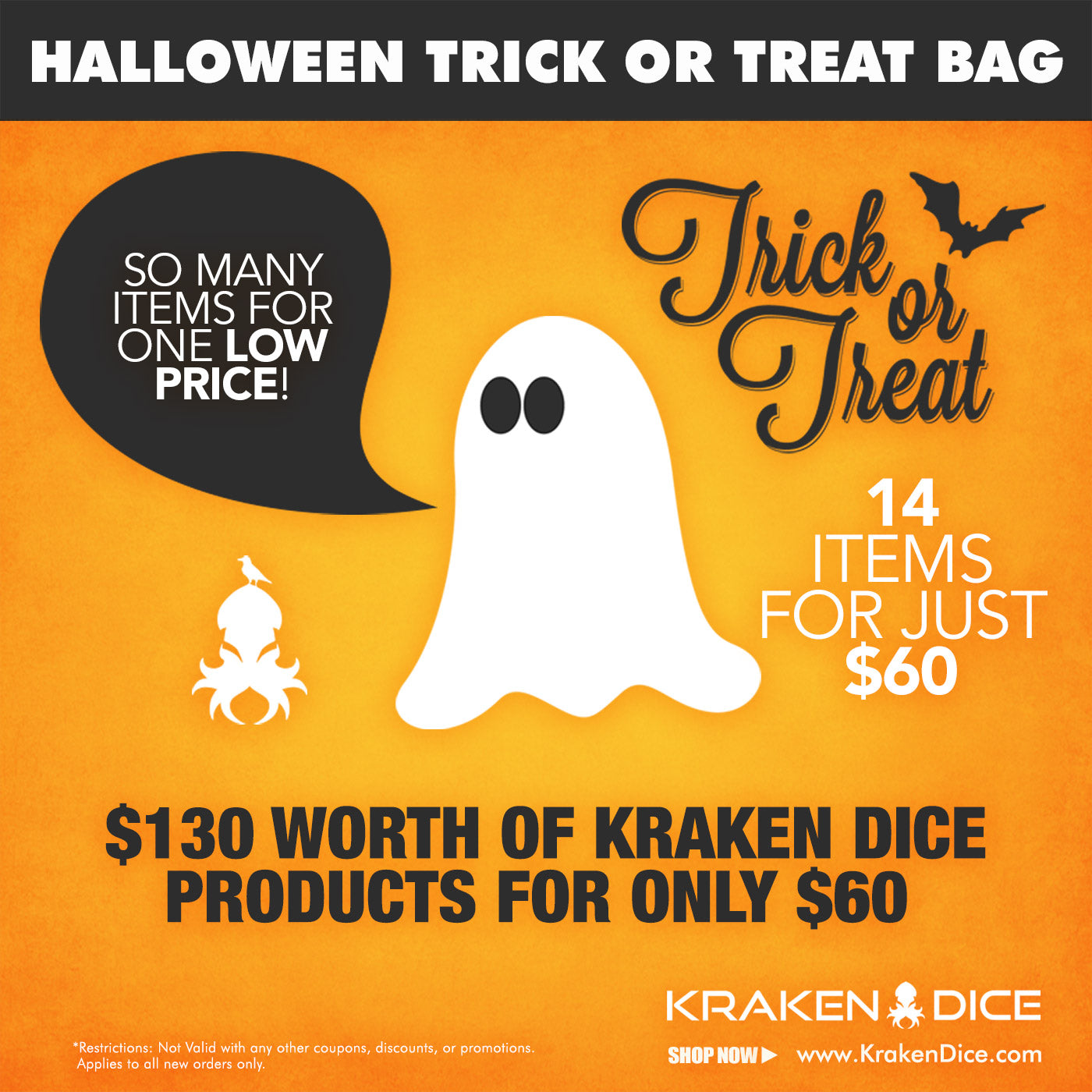 Kraken's Halloween Trick or Treat