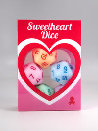 Be My Valentine "Sweetheart Dice" D20 Spindown 5pc Bundle