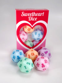 Be My Valentine "Sweetheart Dice" D20 Spindown 5pc Bundle