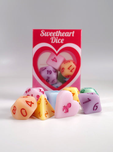 Be My Valentine "Sweetheart Dice" Mini 8pc Dice Set