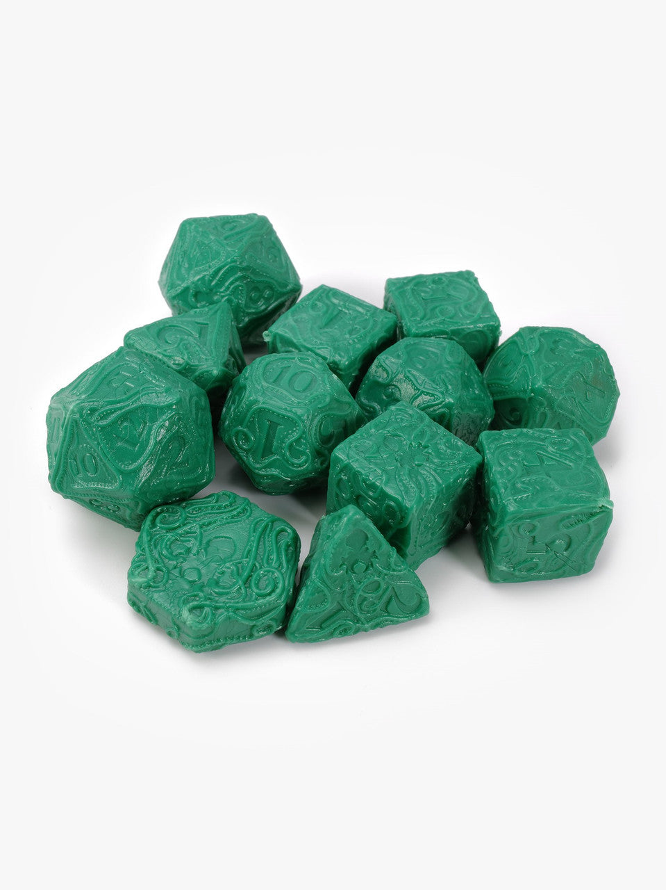 Matilda's Mistake - Practice Makes Perfect Green B-Grade Dice Set