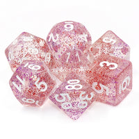 Array of Stars 7pc Particles Polyhedral Dice Set