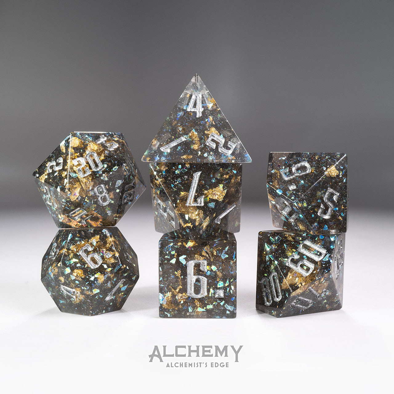 7pc Alchemist's Edge Multiverse by Alchemy Dice