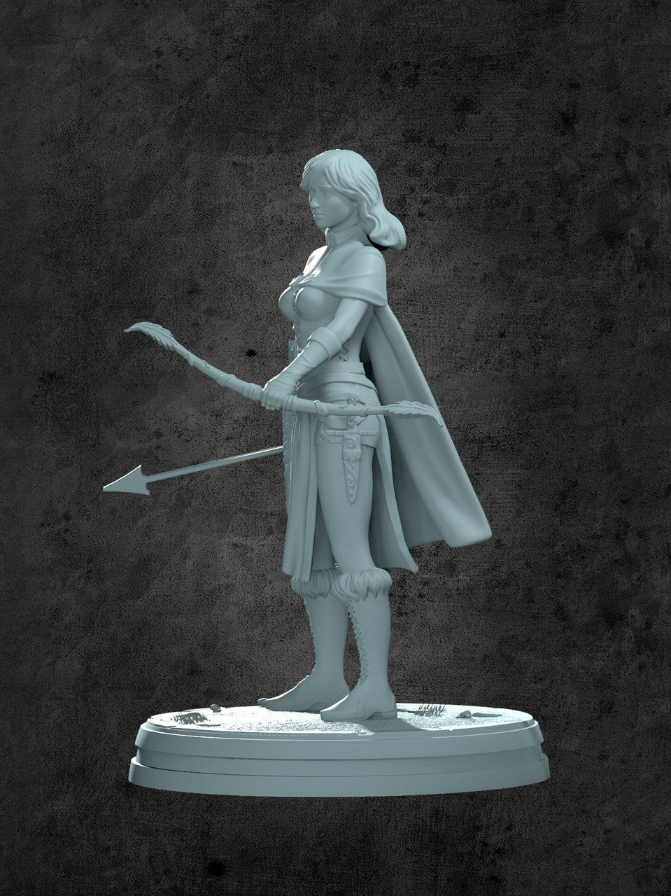 Anabella The Ranger Miniature for Tabletop RPGs