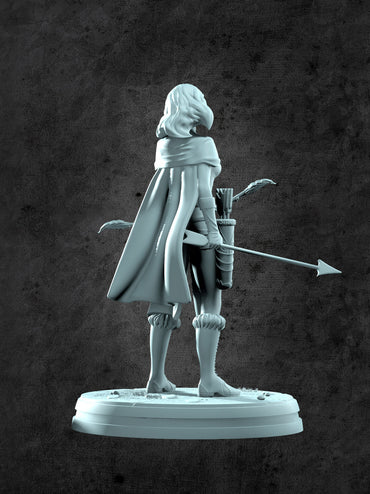 Anabella The Ranger Miniature for Tabletop RPGs