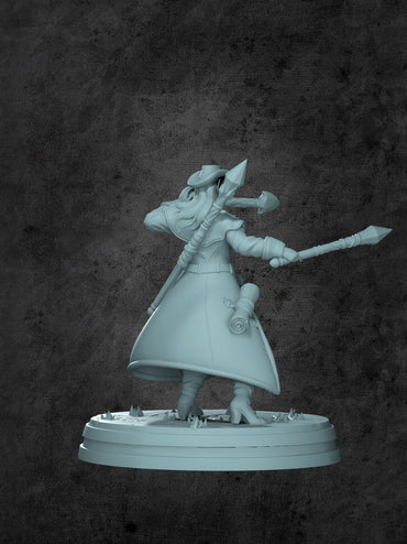 Annie (Arcane Cowgirl) Miniature for Tabletop RPGs