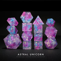 Astral Unicorn: Kraken Lux 14pc Sharp Edge Dice