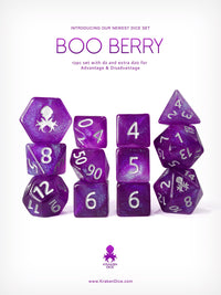 Kraken's Boo Berry 12pc Polyhedral Dice Set