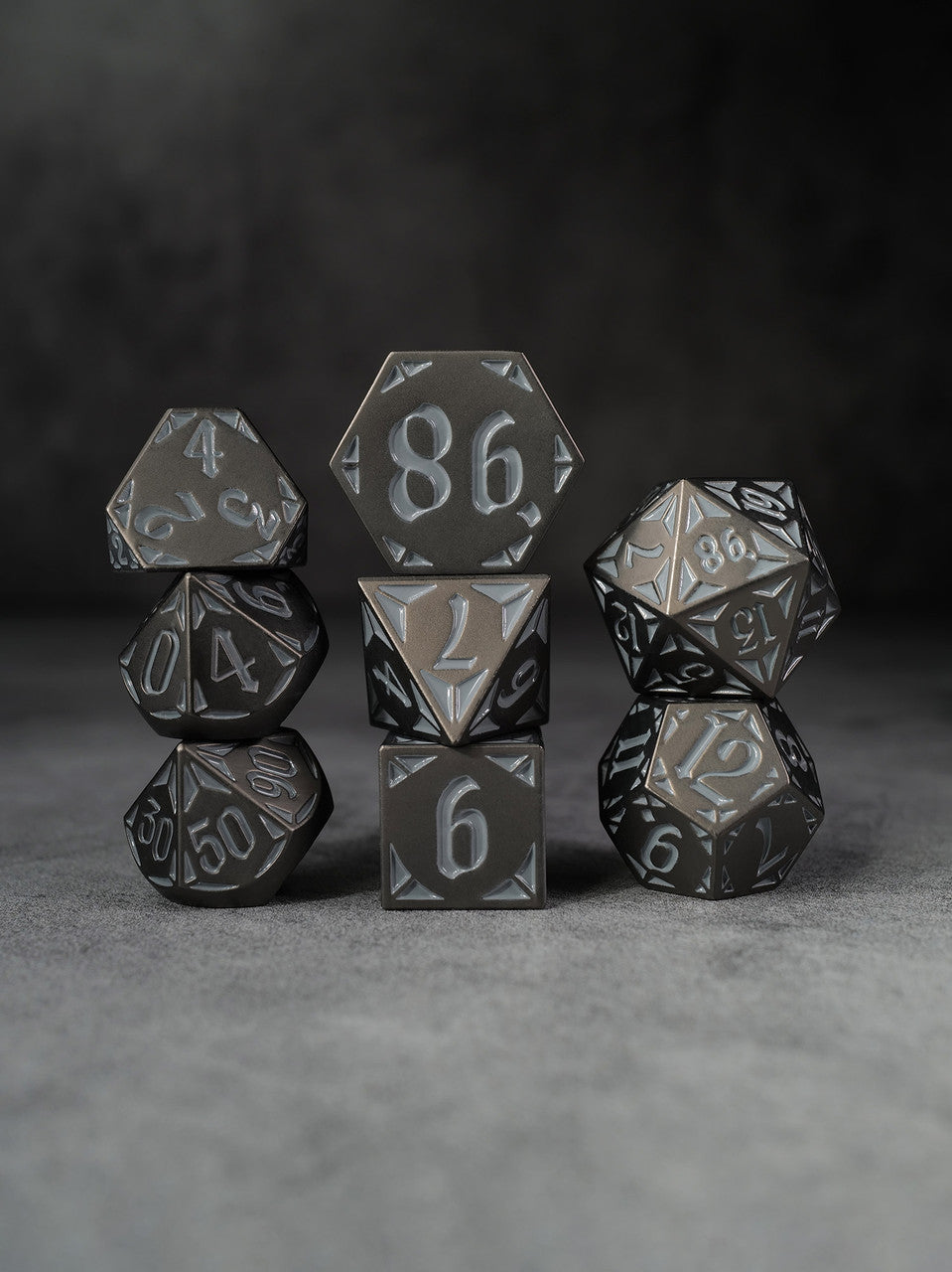 Chef Mike's Gastronome: Carbon Steel Metal Dice Set