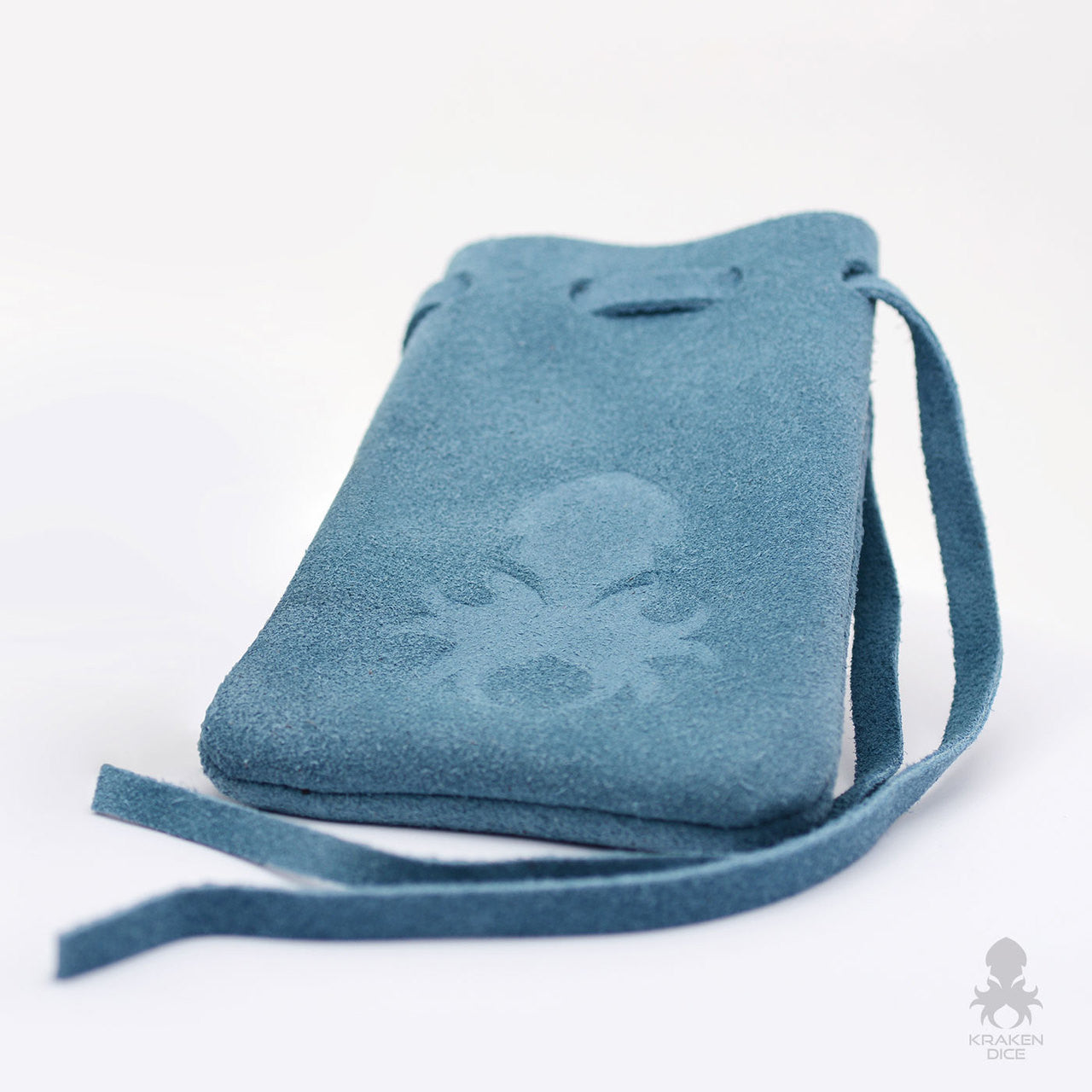 Blue Suede Dice Bag