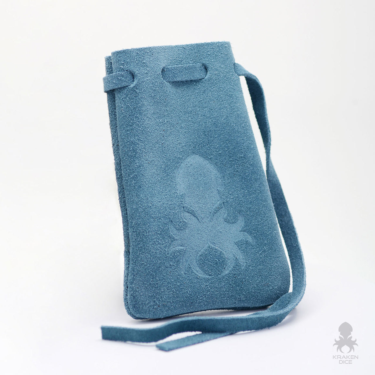 Blue Suede Dice Bag