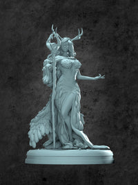 Diana the Druid Miniature for Tabletop RPGs