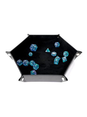 Collapsible Kraken Dice Tray Black and Black
