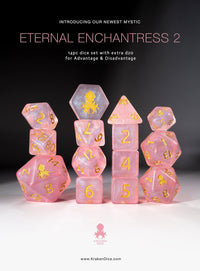 Eternal Enchantress 2  Mystics 14pc Dice Set