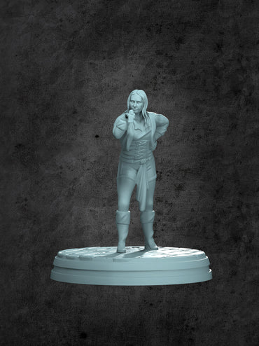 Evie (Shark-Bait) Miniature for Tabletop RPGs