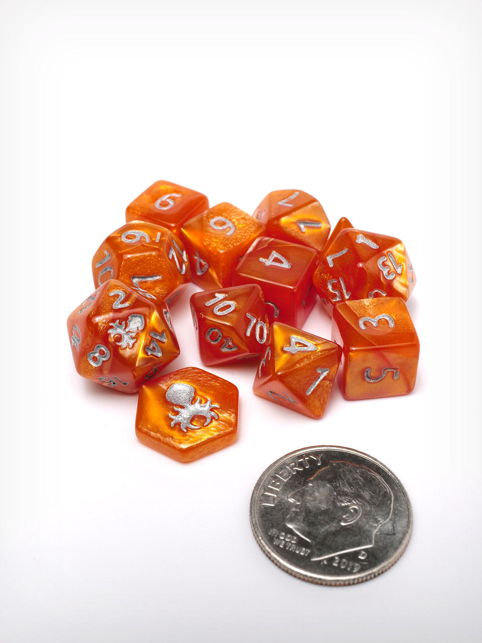 Feytfull 10mm 12pc TTRPG Dice Sets – Kraken Dice