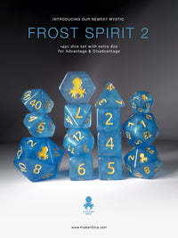 Frost Spirit 2 Mystics 14pc Dice Set