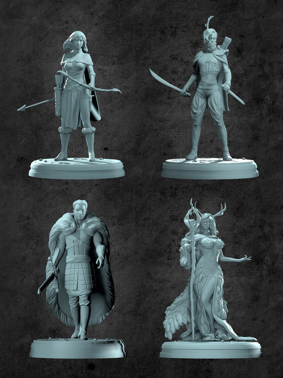 Gather the Party: Tabletop RPG Miniature Combo