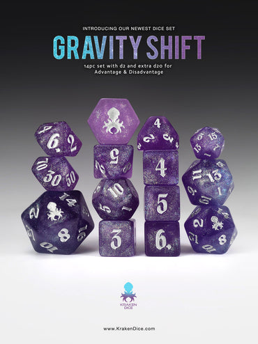 Gravity Shift UV reactive color change Blue to Purple